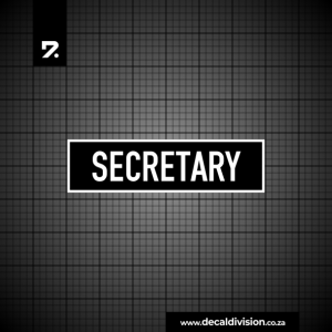 Office Sign - Secretary